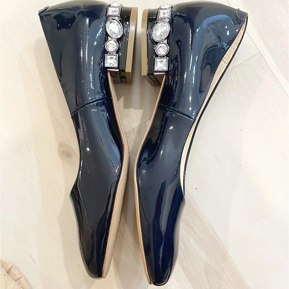 {GIROTTI} Women’s Luxury patent jewel heeled custom made Shoes 39 - Picture 5 of 11